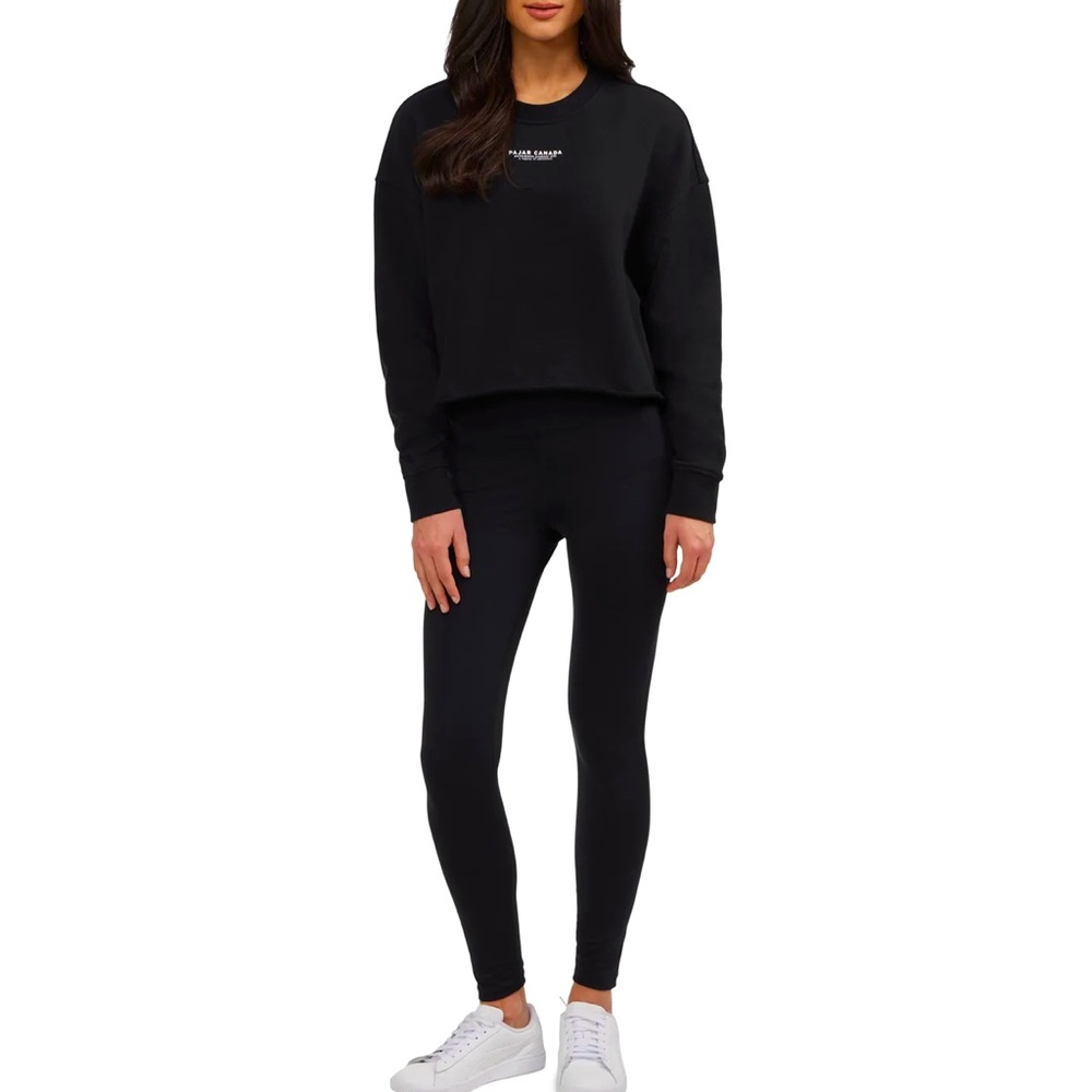 PAJAR CANADA. LAWSON WOMEN'S OVERSIZED CROP. Large. Black. NWT.